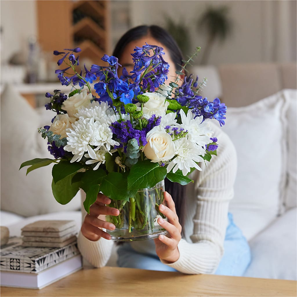 Cerulean Waves Bouquet –  Nela Park Florist Llc, East Cleveland OH