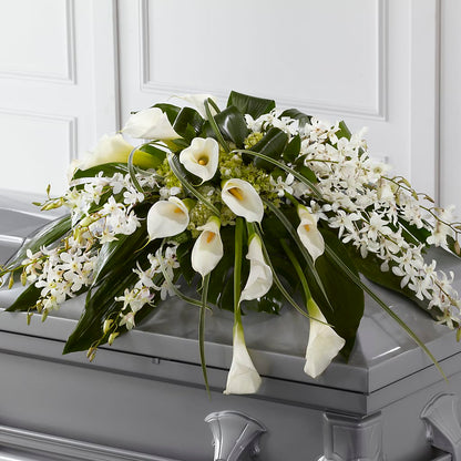 Angel Wings Casket Spray –  Nela Park Florist Llc, East Cleveland OH