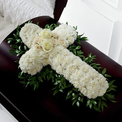 Peaceful Memories Casket Spray (Standard) –  Nela Park Florist Llc, East Cleveland OH
