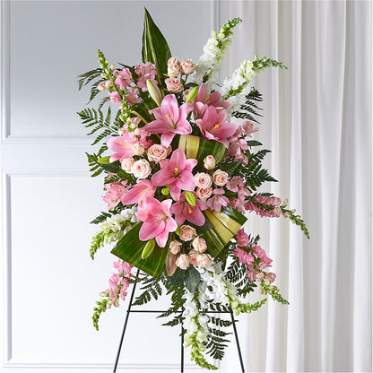 Elegant Embrace Standing Spray –  Nela Park Florist Llc, East Cleveland OH