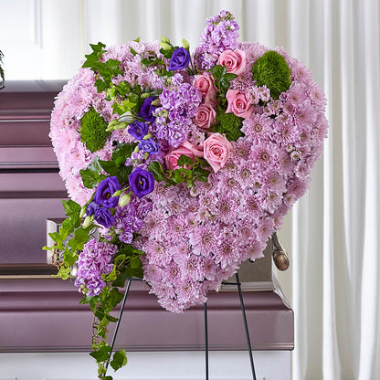 Treasured Love Standing Heart –  Nela Park Florist Llc, East Cleveland OH