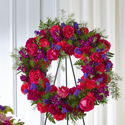 Calming Colors Wreath –  Nela Park Florist Llc, East Cleveland OH