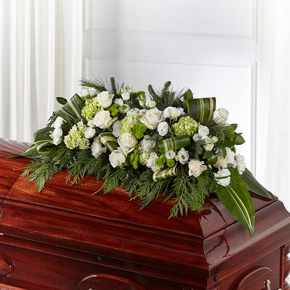 Hopeful Gesture Casket Spray –  Nela Park Florist Llc, East Cleveland OH