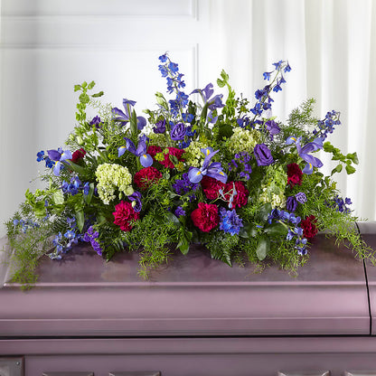Always Treasured Casket Spray –  Nela Park Florist Llc, East Cleveland OH