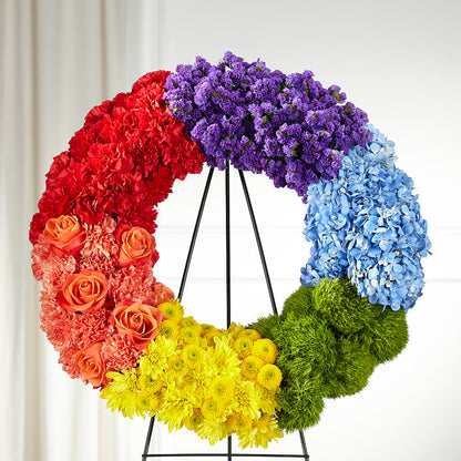 Circle of Love Wreath –  Nela Park Florist Llc, East Cleveland OH