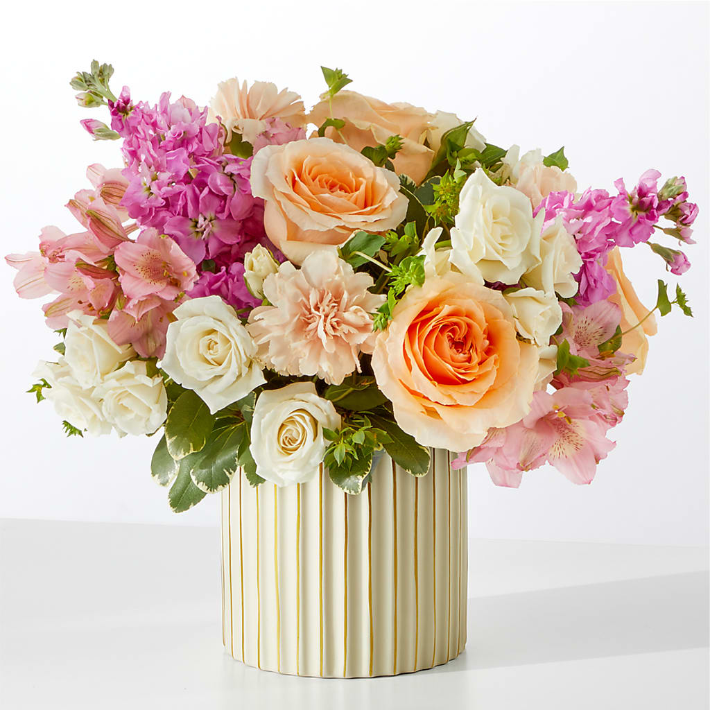 Paradise Bouquet with Ivory Vase –  Nela Park Florist Llc, East Cleveland OH