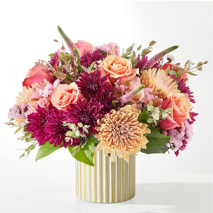Berry Cobbler Bouquet with Ivory Vase –  Nela Park Florist Llc, East Cleveland OH