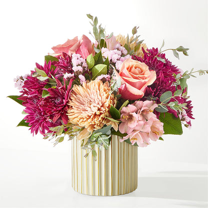 Berry Cobbler Bouquet with Ivory Vase –  Nela Park Florist Llc, East Cleveland OH
