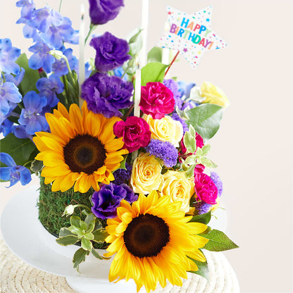 Star of the Day Floral Cake –  Nela Park Florist Llc, East Cleveland OH