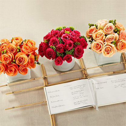 Dawn Rose Centerpiece –  Nela Park Florist Llc, East Cleveland OH