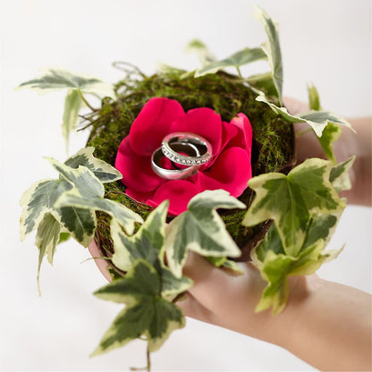Lila Rose Ring Nest –  Nela Park Florist Llc, East Cleveland OH